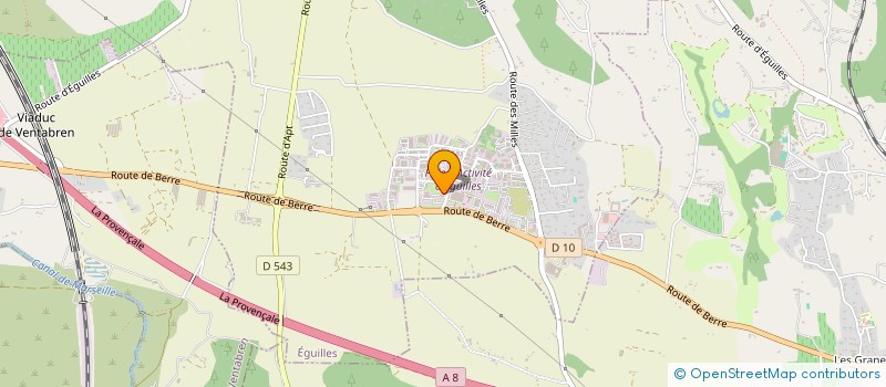 localisation de l'entreprise SCI CLEOMED  EGUILLES