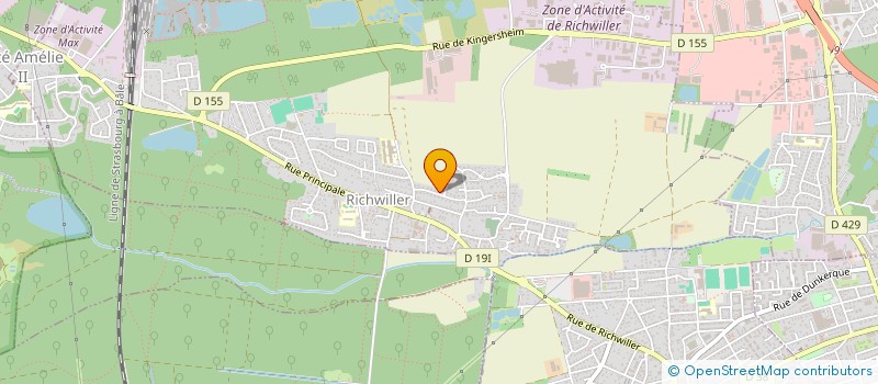 localisation de l'entreprise SCI CLEOMIE  RICHWILLER