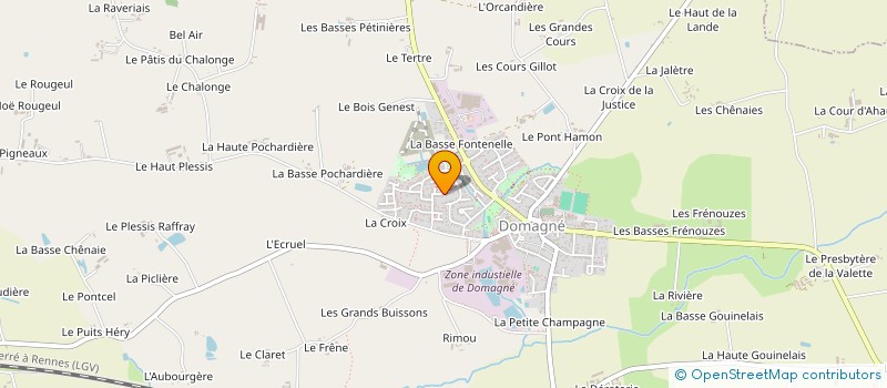 localisation de l'entreprise SCI CLEOPATRE  DOMAGNE