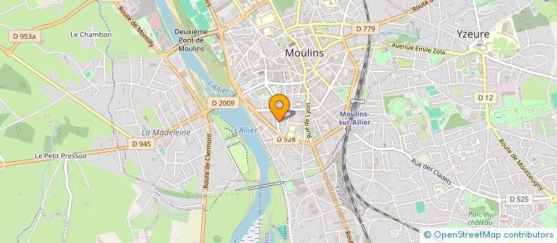 localisation de l'entreprise SCI CLEPER à MOULINS