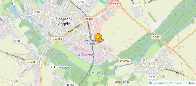 localisation de l'entreprise SCI CLER  SAINT-JEAN-D'ANGELY