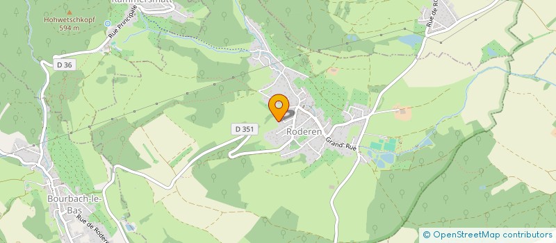 localisation de l'entreprise SCI CLER  RODEREN