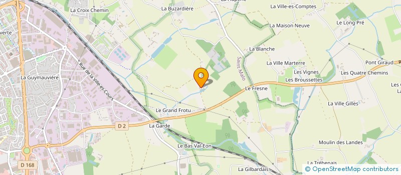 localisation de l'entreprise SCI CLER  SAINT-MALO