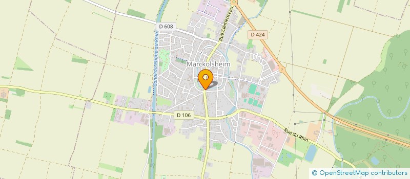 localisation de l'entreprise SCI CLER FONTAINE  MARCKOLSHEIM