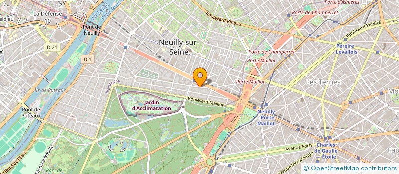 localisation de l'entreprise SCI CLER-VAL à NEUILLY-SUR-SEINE