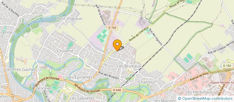 localisation de l'entreprise SCI CLERA  NIORT