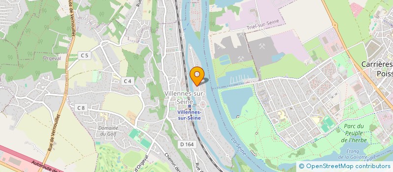 localisation de l'entreprise SCI CLERAMA  VILLENNES-SUR-SEINE