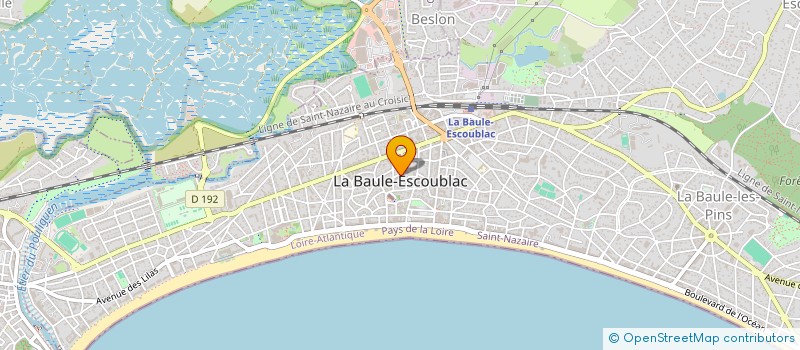 localisation de l'entreprise SCI CLERAULT  LA BAULE-ESCOUBLAC