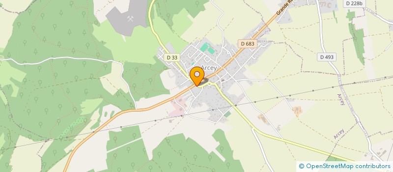 localisation de l'entreprise SCI CLERC  ARCEY