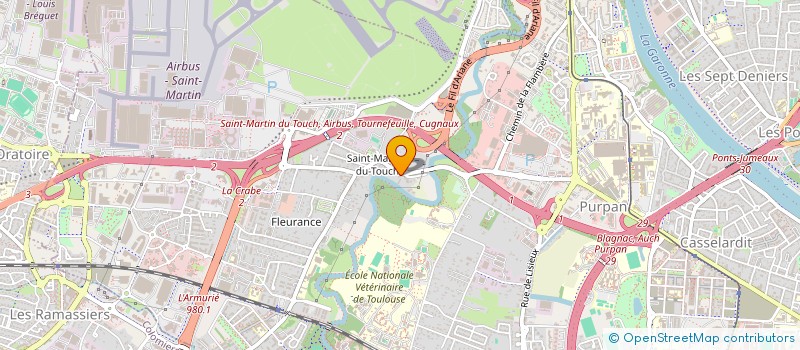 localisation de l'entreprise SCI CLERC à TOULOUSE