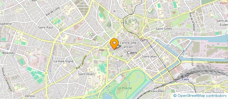 localisation de l'entreprise SCI CLERC  CAEN