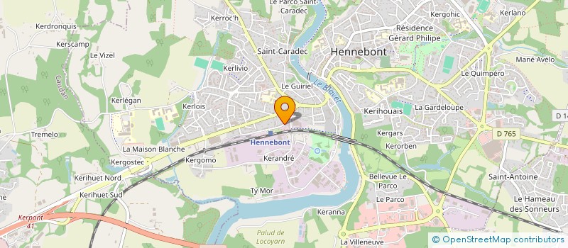 localisation de l'entreprise SCI CLERC-VERNIER  MERLEVENEZ