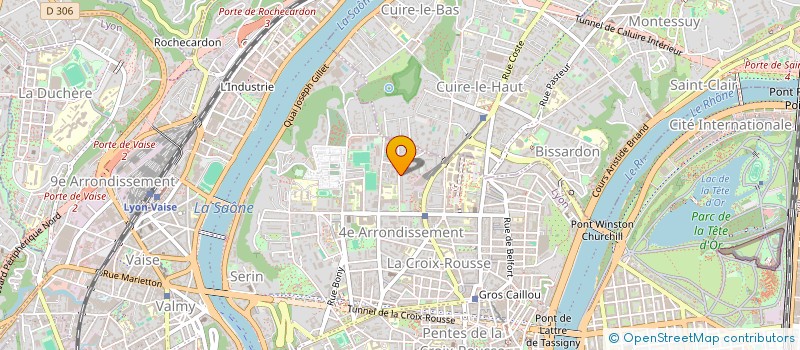 localisation de l'entreprise SCI CLERCJOUVE  LYON