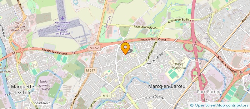 localisation de l'entreprise SCI CLERD à MARCQ-EN-BARŒUL