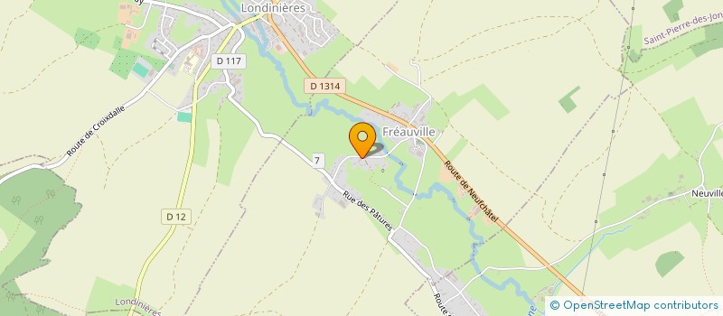 localisation de l'entreprise SCI CLERE  FREAUVILLE