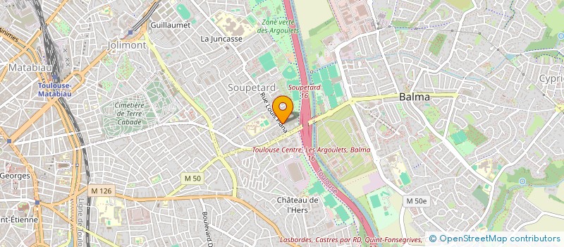 localisation de l'entreprise SCI CLERENE  TOULOUSE