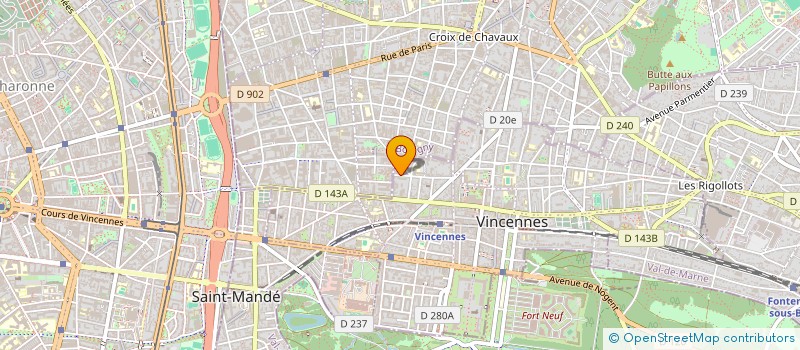 localisation de l'entreprise SCI CLERFAYT 13 à VINCENNES