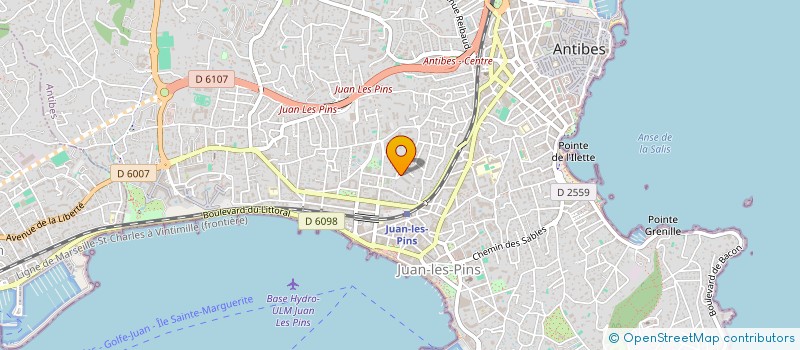 localisation de l'entreprise SCI CLERGI à ANTIBES