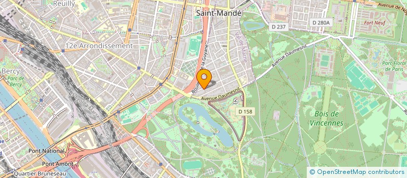 localisation de l'entreprise SCI CLERGIER à SAINT-MANDE