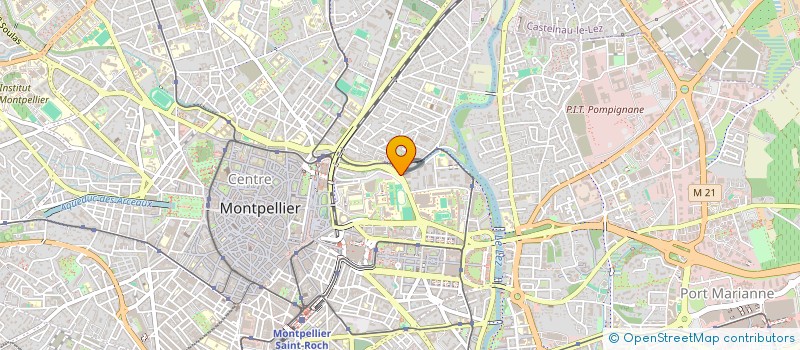 localisation de l'entreprise SCI CLERGUE à MONTPELLIER