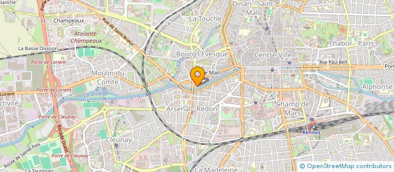 localisation de l'entreprise SCI CLERIAPPART  RENNES