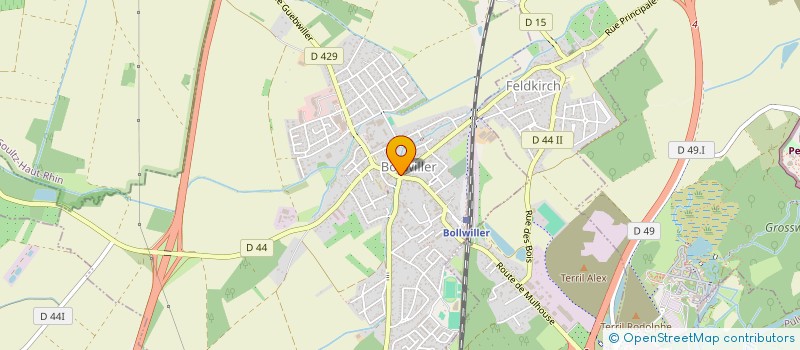 localisation de l'entreprise SCI CLERIC  BOLLWILLER