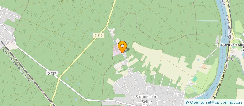 localisation de l'entreprise SCI CLERICY  SAMOIS-SUR-SEINE