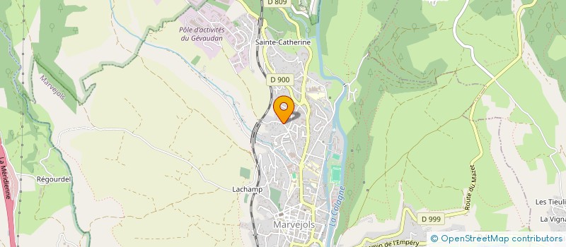 localisation de l'entreprise SCI CLERINE  MARVEJOLS