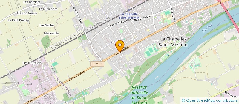 localisation de l'entreprise SCI CLERITM  CHAINGY