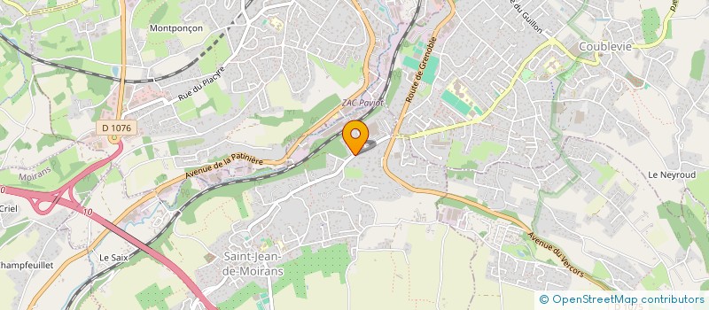 localisation de l'entreprise SCI CLERO  SAINT-JEAN-DE-MOIRANS