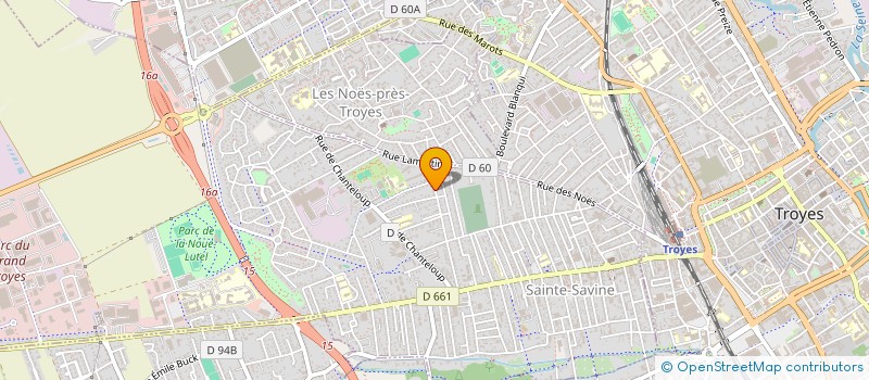 localisation de l'entreprise SCI CLERO  SAINTE-SAVINE