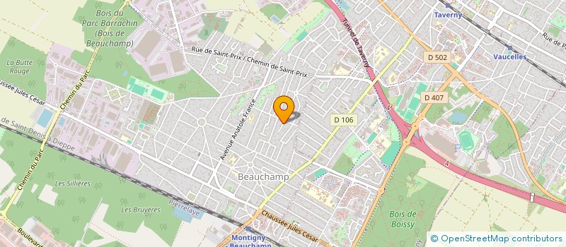 localisation de l'entreprise SCI CLEROM  BEAUCHAMP