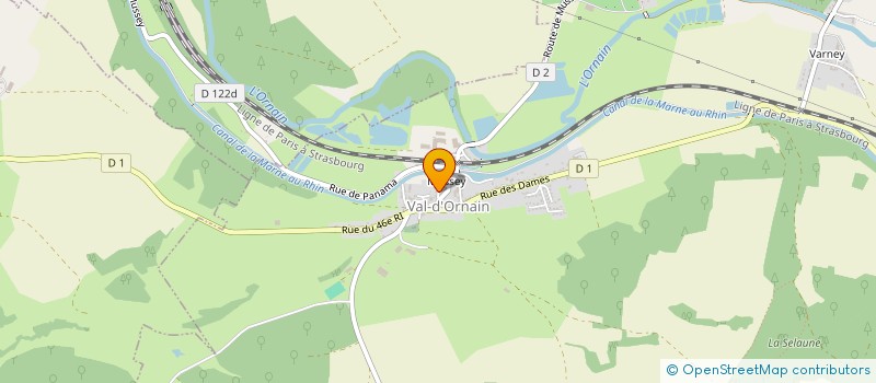 localisation de l'entreprise SCI CLERVAUX  TOMBLAINE