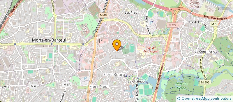 localisation de l'entreprise SCI CLERVEST à VILLENEUVE-D'ASCQ