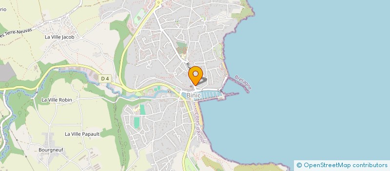 localisation de l'entreprise SCI CLERWENN  BINIC-ETABLES-SUR-MER