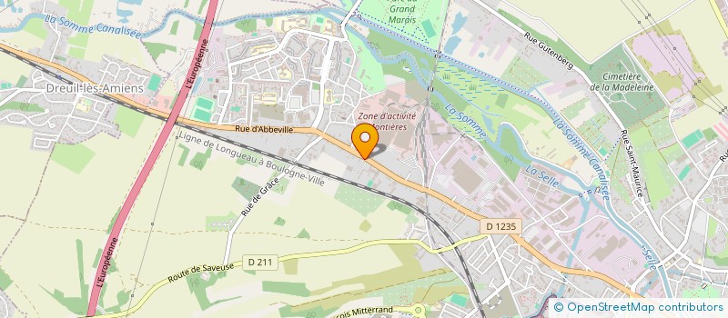 localisation de l'entreprise SCI CLES à AMIENS