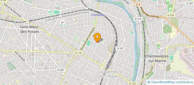 localisation de l'entreprise SCI CLESOLGA à SAINT-MAUR-DES-FOSSES