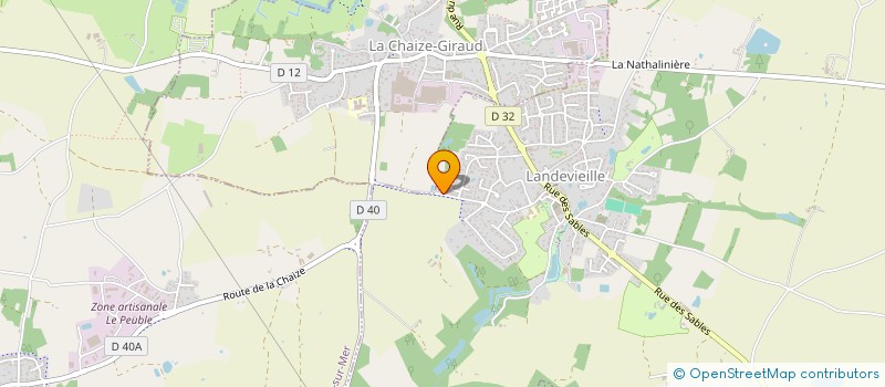 localisation de l'entreprise SCI CLESYLANDRE à LANDEVIEILLE