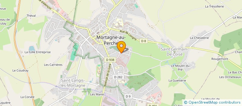 localisation de l'entreprise SCI CLET à MORTAGNE-AU-PERCHE