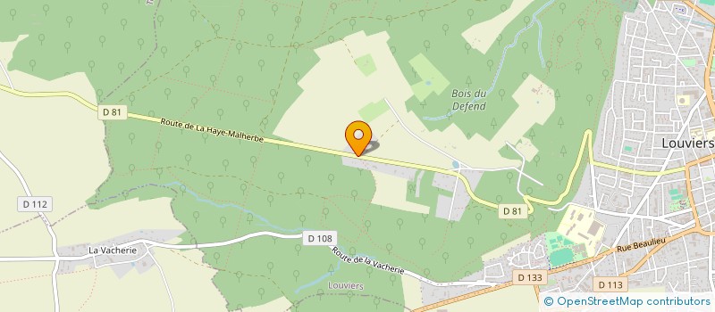 localisation de l'entreprise SCI CLET.F à LOUVIERS