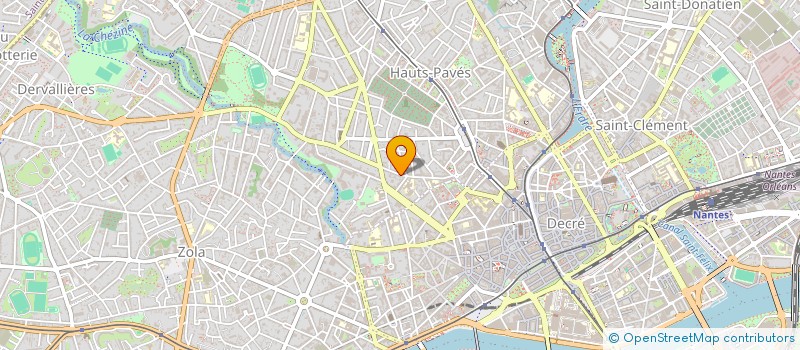 localisation de l'entreprise SCI CLETHICA à NANTES