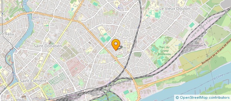 localisation de l'entreprise SCI CLETRAS  NANTES