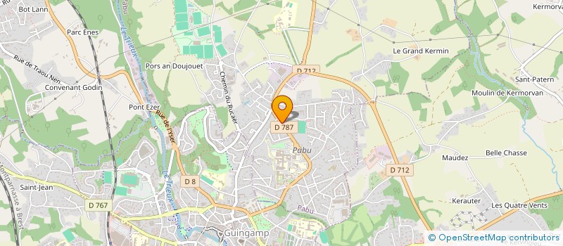 localisation de l'entreprise SCI CLEUZDON  PABU