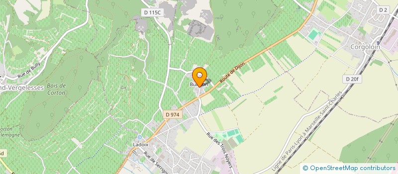 localisation de l'entreprise SCI CLEVAL  LADOIX-SERRIGNY