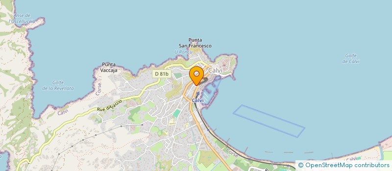 localisation de l'entreprise SCI CLEVALAD à CALVI
