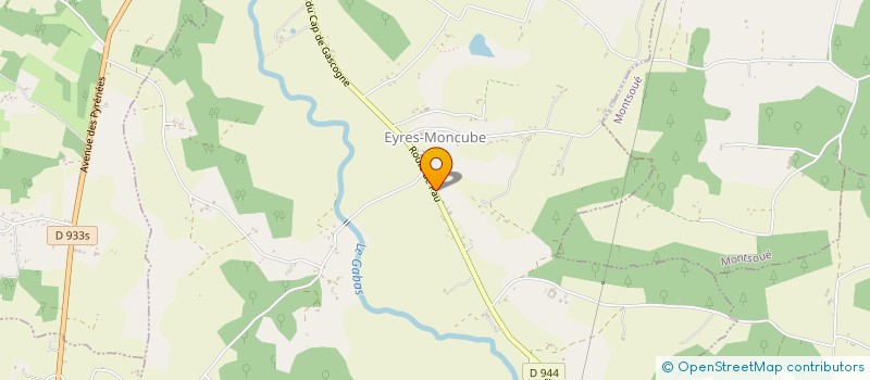 localisation de l'entreprise SCI CLEVARA  EYRES-MONCUBE