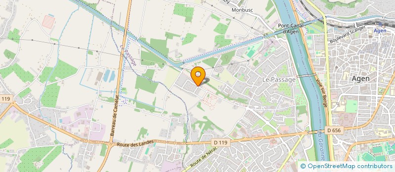 localisation de l'entreprise SCI CLEVERY  LE PASSAGE