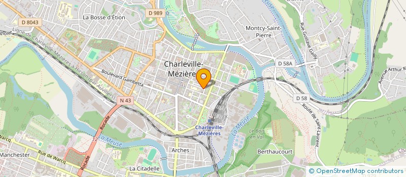 localisation de l'entreprise SCI CLEVES ROSSAT  CHARLEVILLE-MEZIERES