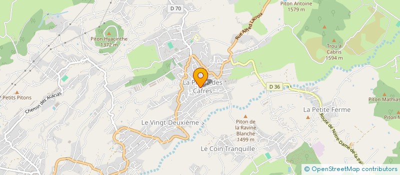 localisation de l'entreprise SCI CLEYADYS à LE TAMPON