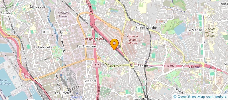 localisation de l'entreprise SCI CLEYO à MARSEILLE